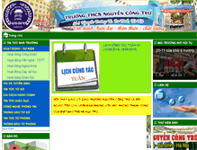 Tablet Screenshot of nguyencongtru.edu.vn